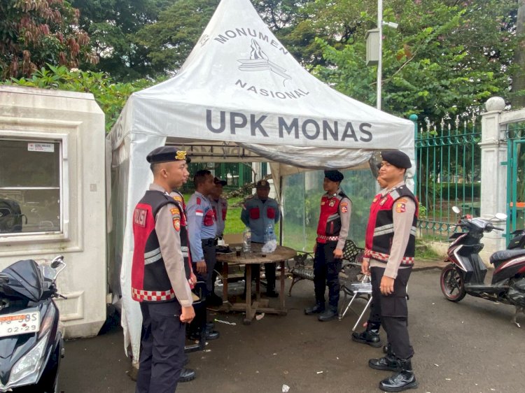 Jaga Nadi Ibu Kota Detasemen Perintis Baharkam Polri Gelar Pengamanan Strong Point dan Patroli Dialogis di Titik Vital Jakarta