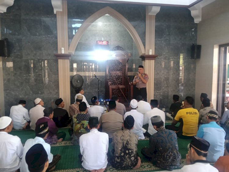 Kapolsek Jabon Gelar Safari Jumat, Jalin Sinergi Bersama Masyarakat